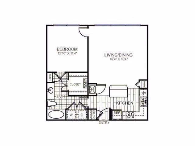 Unit 2205 1309 floor plan